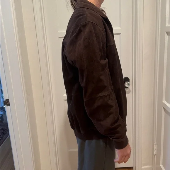 Bobby Jones Dark Brown Suede Jacket - Picture 2 of 10